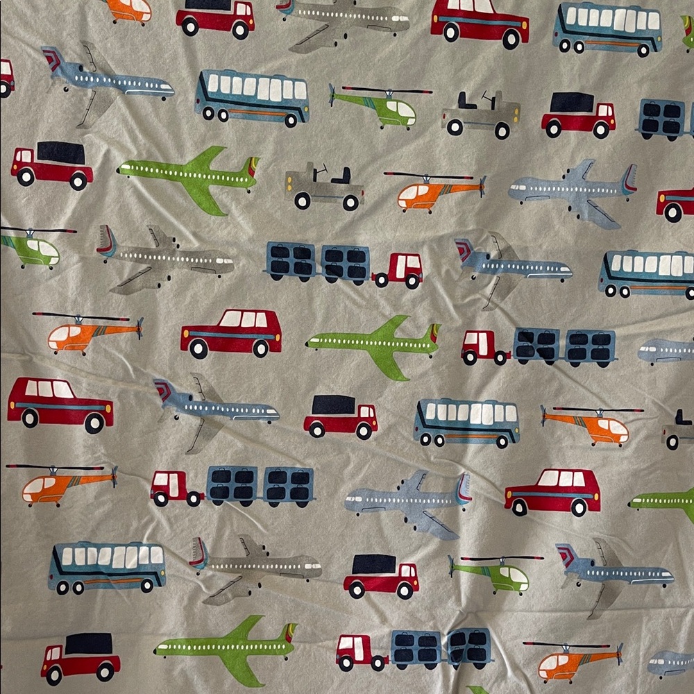 Pottery Barn kids, transportation duvet cover